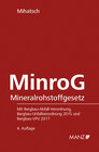 Buchcover Mineralrohstoffgesetz MinroG
