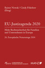 Buchcover EU-Justizagenda 2020