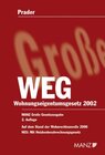 Buchcover WEG - Wohnungseigentumsgesetz 2002