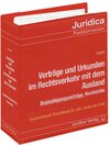 Buchcover Verträge und Urkunden im Rechtsverkehr mit dem Ausland