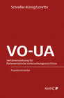 Buchcover Verfahrensordnung für Parlamentarische Untersuchungsausschüsse VO-UA