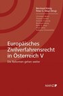 Buchcover Europäisches Zivilverfahrensrecht in Österreich V