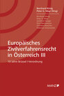 Buchcover Europäisches Zivilverfahrensrecht in Österreich III