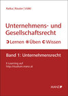 Buchcover Unternehmens- und Gesellschaftsrecht Band 1: Unternehmensrecht