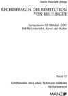 Buchcover Rechtsfragen der Restitution von Kulturgut