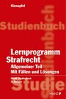 Buchcover Lernprogramm Strafrecht Allgemeiner Teil