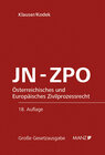 Buchcover Jurisdiktionsnorm und Zivilprozessordnung JN-ZPO