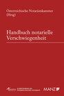 Buchcover Handbuch notarielle Verschwiegenheit