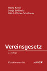 Buchcover Vereinsgesetz 2002