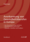 Buchcover Anerkennung von Gesundheitsberufen in Europa