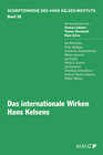 Buchcover Das internationale Wirken Hans Kelsens