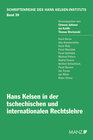 Buchcover Hans Kelsen in der tschechischen und internationalen Rechtslehre