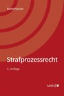 Buchcover Strafprozessrecht