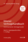 Buchcover Wiener Vertragshandbuch Kapitalgesellschaften