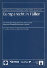 Buchcover Europarecht in Fällen