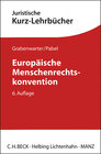 Buchcover Europäische Menschenrechtskonvention