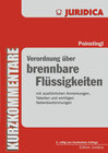 Buchcover Verordnung über brennbare Flüssigkeiten