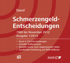 Buchcover Schmerzengeld-Entscheidungen 1980 - November 2012
