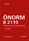 Buchcover ÖNORM B 2110
