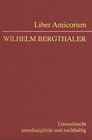 Buchcover Liber Amicorum Wilhelm Bergthaler