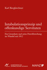 Buchcover Nomos eLibrary / Intabulationsprinzip und offenkundige Servituten