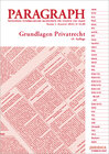 Buchcover Paragraph - Grundlagen Privatrecht