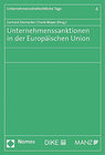 Buchcover Unternehmenssanktionen in der Europäischen Union