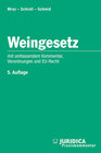 Buchcover Weingesetz 5.Auflage
