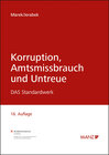 Buchcover Korruption, Amtsmissbrauch und Untreue