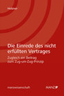 Buchcover Nomos eLibrary / Die Einrede des nicht erfüllten Vertrages