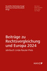 Buchcover Beiträge zur Rechtsvergleichung und Europa 2024 Jahrbuch Linda-Rauter-Preis