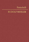 Buchcover Nomos eLibrary / Festschrift Rudolf Mosler