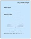 Buchcover Talleyrand