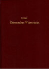 Buchcover Kärntisches Wörterbuch