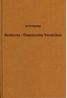 Buchcover Ludwig van Beethoven - Thematisches Verzeichnis