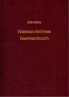 Buchcover Nassauisches Namenbuch, enthaltend Personen-, Orts- und Gemarkungsnamen