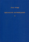 Buchcover Geschichte Ostfrieslands / Geschichte Ostfrieslands - Band 2