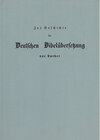 Buchcover Zur Geschichte der Deutschen Bibelübersetzung vor Luther