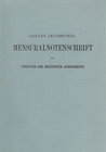 Buchcover Die Mensuralnotenschrift des 12. und 13. Jahrhunderts