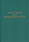 Buchcover Gesammelte mathematische Werke und wissenschaftlicher Nachlass