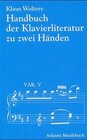 Buchcover Handbuch der Klavierliteratur