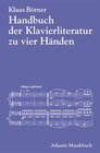Buchcover Handbuch der Klavierliteratur zu vier Händen