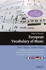 Buchcover Europäisches Wörterbuch der Musik