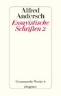 Buchcover Essayistische Schriften 2