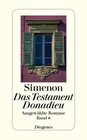 Buchcover Das Testament Donadieu