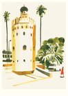 Buchcover Torre del Oro, Seville (Postkarte, 20 Ex)