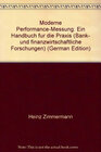 Buchcover Moderne Performance-Messung