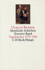Buchcover Ulrich Bräker - Sämtliche Schriften - Band 2