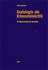 Buchcover Soziologie als Erkenntniskritik