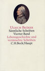 Buchcover Ulrich Bräker - Sämtliche Schriften - Band 4